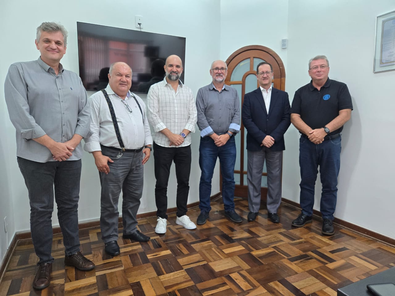 Grão-Mestres e Adjuntos do GOSC, GOB-SC e MRGLS reunidos na capital