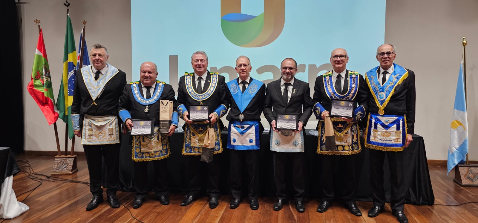 Grão-Mestrado participa de Sessão de Abertura do Ano Maçônico em Caçador