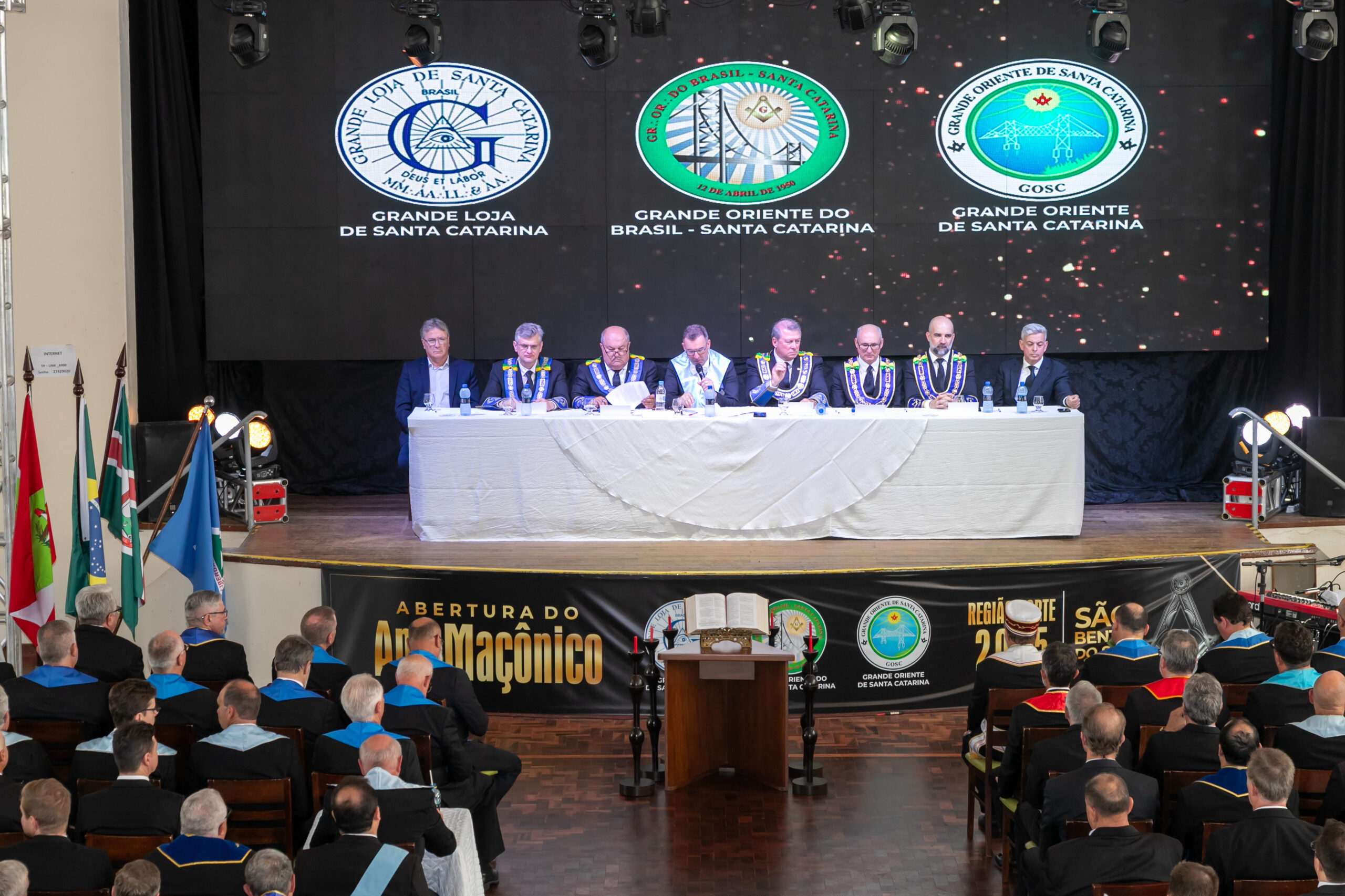 Região Norte Catarinense realiza Sessão de Abertura do Ano Maçônico em São Bento do Sul