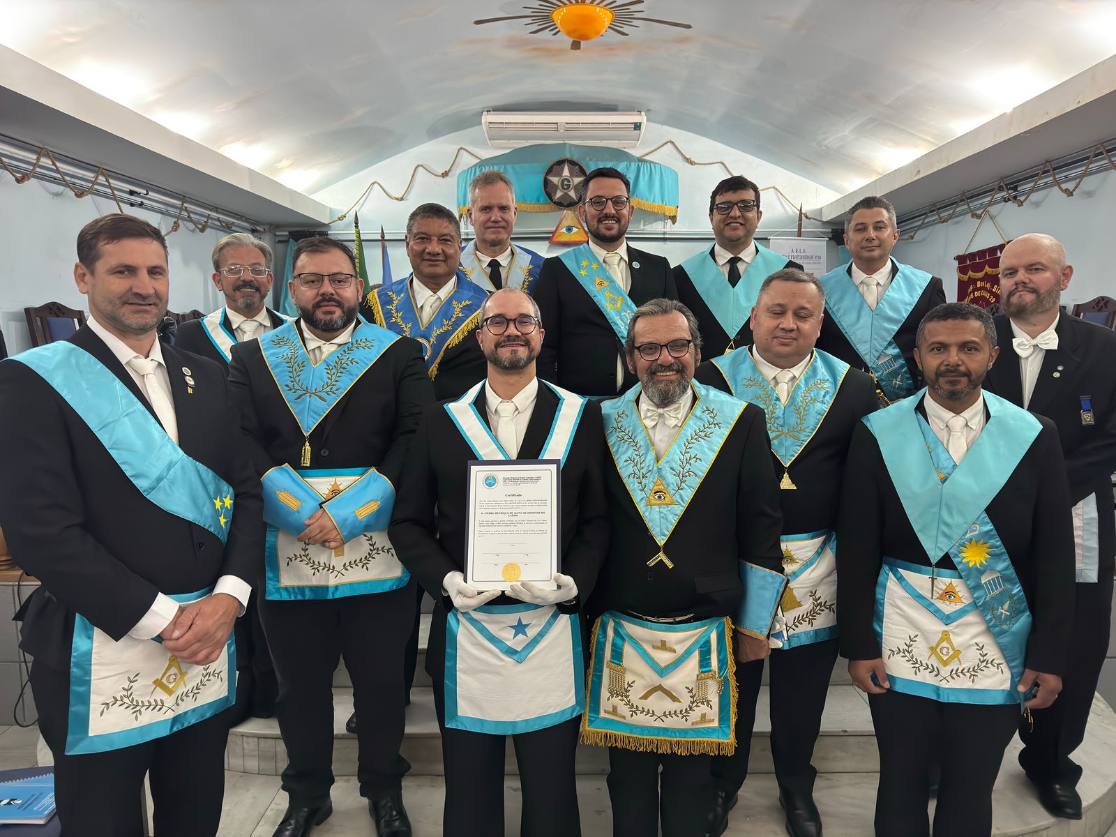 Elevação na Loja Ordem e Fraternidade