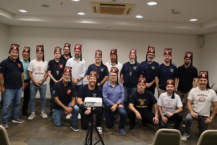 Grão-Mestrado participa de Posse da nova diretoria do Salah Shriners