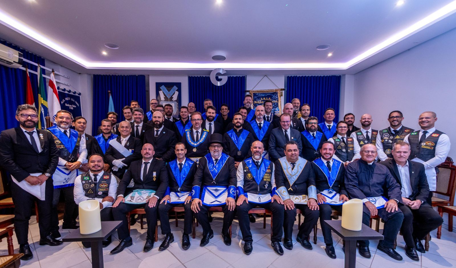 Sessão Maçônica Conjunta celebra a Introdução ao Real Arco em Florianópolis