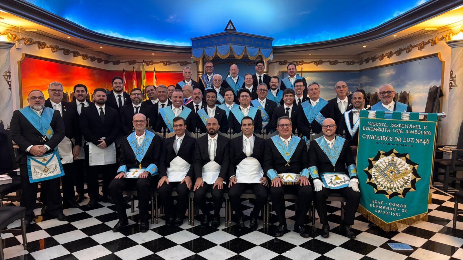 Iniciação na Loja Cavaleiros da Luz