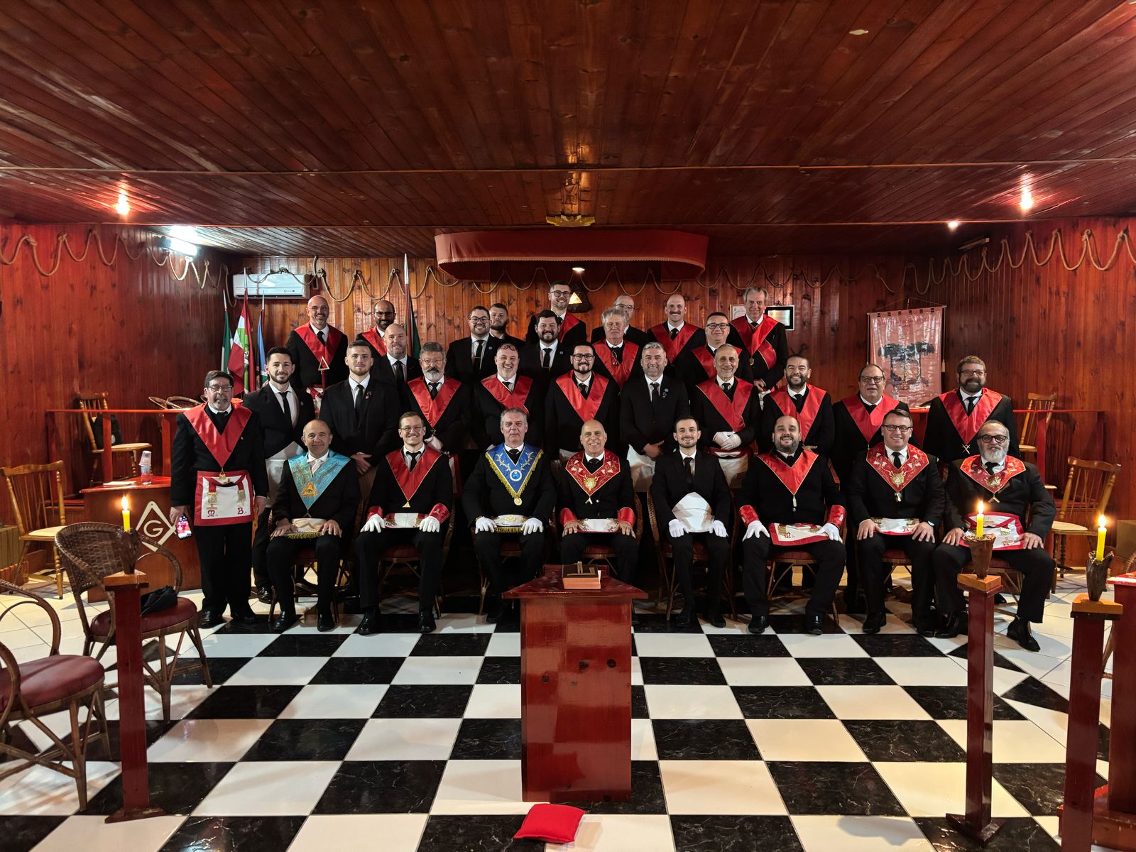 Elevação na Loja Fraternidade e Harmonia