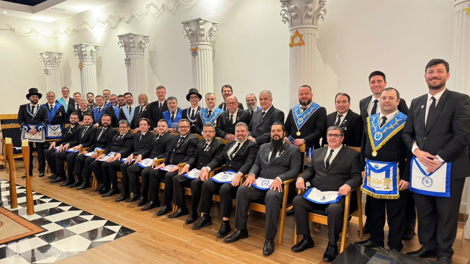 Exaltação na Templários da Sabedoria, Colunas da Sabedoria e Dr. Germano Hoffmann