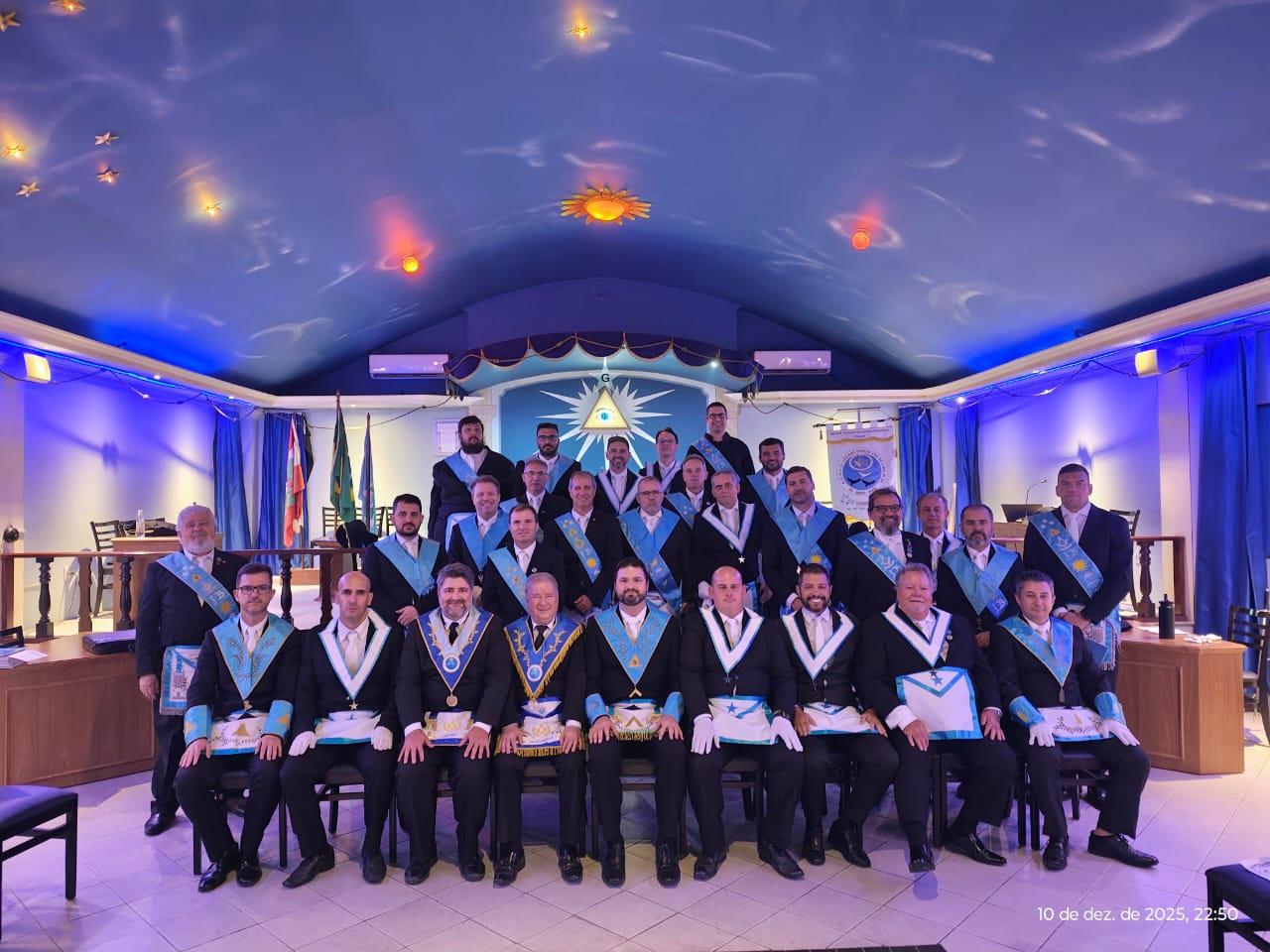 Elevação nas Lojas Lázaro Gonçalves de Lima e Ordem e Fraternidade