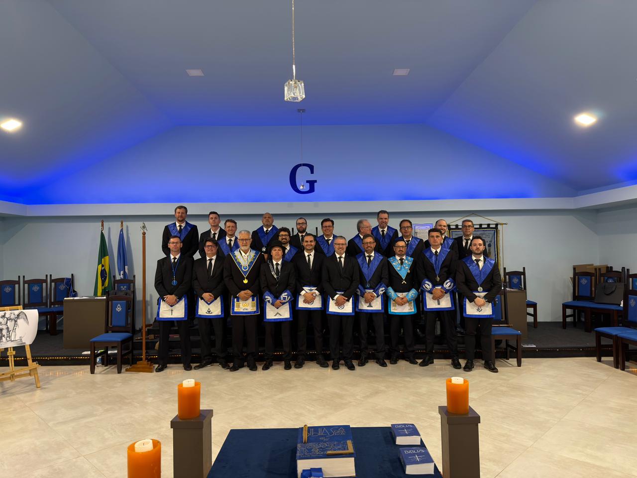 Elevação ao grau de Mestre na Loja Amilton Martins Lisboa